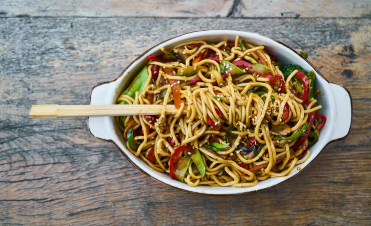 A bowl of Chinese noodles