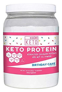 Kiss My Keto - Protein Powder Birthday Cake Edition